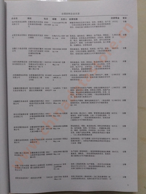 中國飲料企業(yè)黃頁可開展精準營銷，電話營銷、郵件營銷、傳真營銷等等多管齊下，圓您銷售冠軍夢