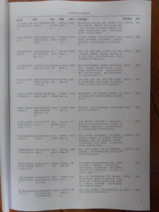 中國酒店企業(yè)黃頁可開展精準(zhǔn)營銷，電話營銷、郵件營銷、傳真營銷等等多管齊下，圓您銷售冠軍夢